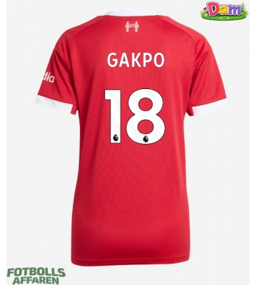 Liverpool Cody Gakpo #18 Hemmatröja Kvinnor 2025-26 Kortärmad
